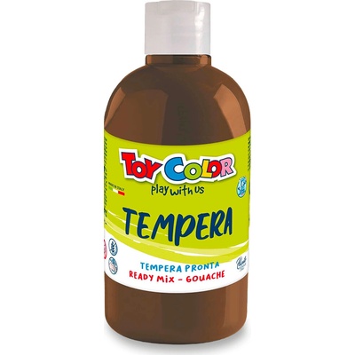 Toy Color Temperová barva Ready Tempera 500ml - hnědá