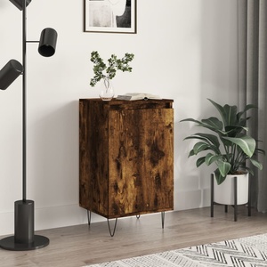 vidaXL Бюфет опушен дъб 40x35x70 см инженерно дърво (831062)