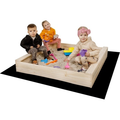 SandTropic Dřevěné pískoviště Slim surové 120 cm