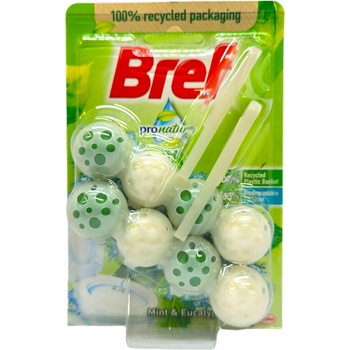 Bref ароматизатор за тоалетна чиния, Мента и Евкалипт, 2 броя