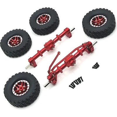 RMT models Kovová predná a zadná náprava + kolesá Land Rover Adventure