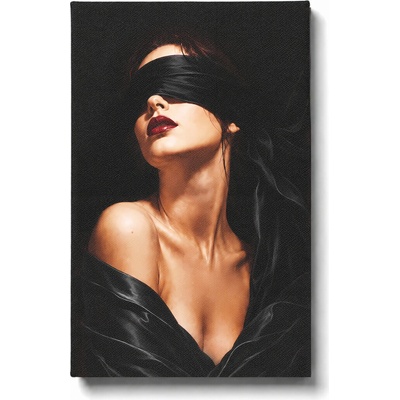 KRAFTHOUSE.EU Saténová Múza – luxusní obraz na plátně Premium Canvas | 3 barevné varianty | Různé rozměry Velikost: 70 x 50 cm