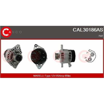 ALTERNATOR 12V 85A CAL30186AS