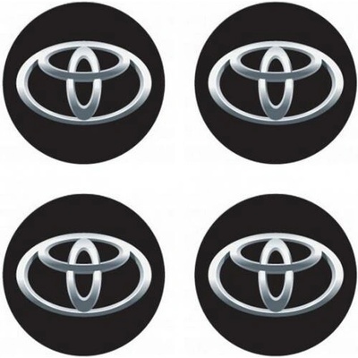 Samolepky živicové 3D TOYOTA 4ks AutoZulu