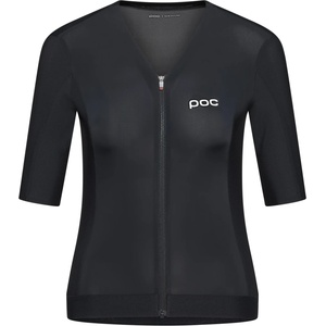 POC Дамска фланелка с къс ръкав за колоездене POC Women's Raceday S/S Jersey Cycling jersey - Uranium Black (156-3068-0312)
