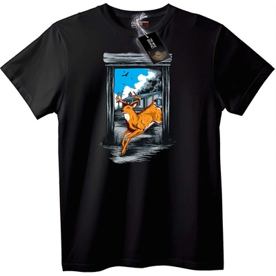 NOONEBRAND Тениска Елен през Вратата - 7XL, White