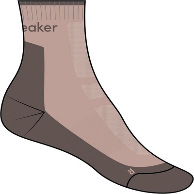 Icebreaker Merino Hike+ Ultralight Quarter Women ružová