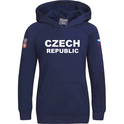 Progress CZ Hoody Jr tmavě modrá