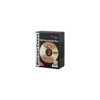 Hama DVD Slim Double-Box 10, Black 2 дискове Черен (51184) (51184)