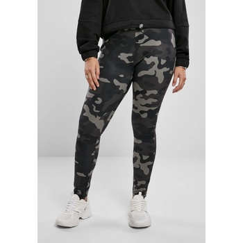 Urban Classics Дамски клин в сиво с камуфлажни шарки Urban Classics Ladies High Waist Camo Tech Leggings UB-TB3424-00784 - Сив, размер S