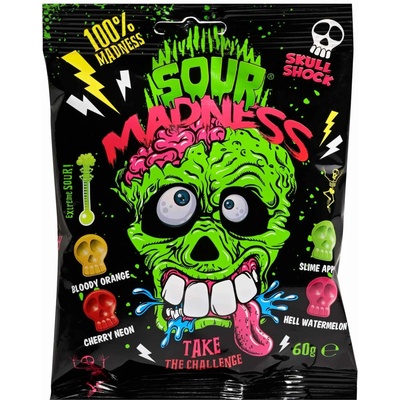 Argo Sour Madness Extra kyslé cukríky 60 g