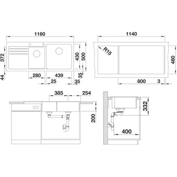 Image 1 of BLANCO NAYA 8 S (519660)