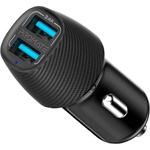 Promate Зарядно за кола с два USB изхода за мобилни устройства - Promate VolTrip-Duo Car Charger Dual USB 3.4A (черен)
