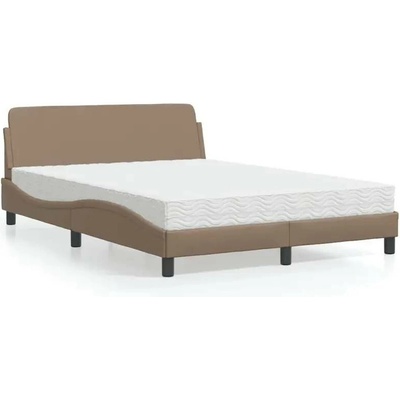 vidaXL 11461.3208381 Postel s matrací Dover cappuccino umělá kůže