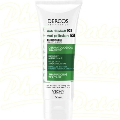 Vichy Dercos Anti-Dandruff šampon proti lupům pro normální až mastné vlasy 95 ml