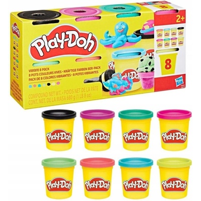 HASBRO Play-Doh 8ks kelímků V2, assort