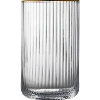 Lyngby Glass PALERMO Sklenice Long Drink 4 x Zlaté 500 ml