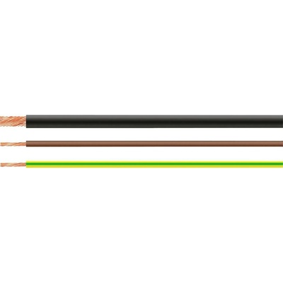 Helu 51828-500 Jednotlivá žíla H07Z-K 1 x 25 mm² zelená 500 m
