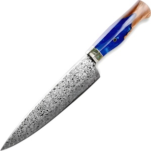 HARAHU Дамаски кухненски нож SA-20107 - Chef / Синя KP20107