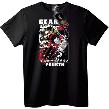 NOONEBRAND Тениска Gear Fourth - 2XL, White