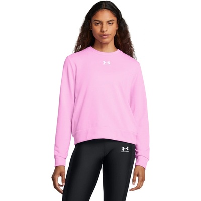 Under Armour Women‘s sweatshirt Rival Terry Crew Pink XS