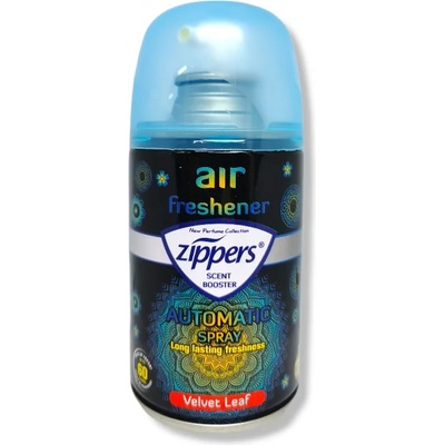 ZIPPERS ароматизатор, Лукс, Пълнител за машинка, Velvet Leaf, 260мл
