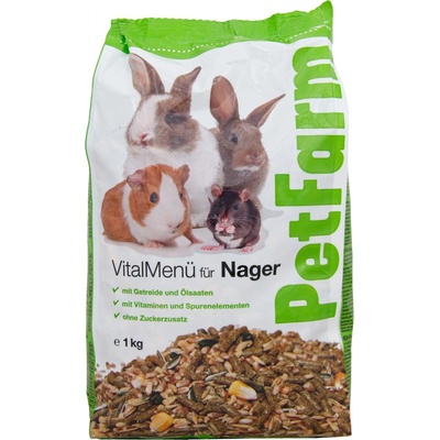 PetFarm Vitalne menu pre hlodavce 1 kg