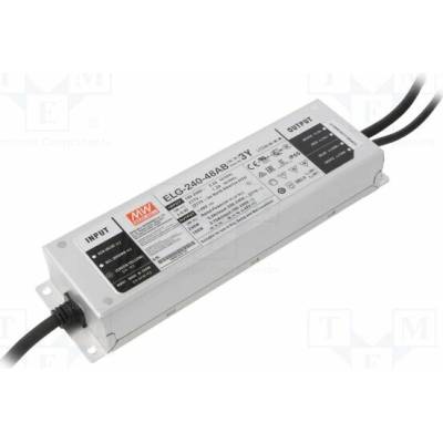 MEAN WELL ELG-240-48AB-3Y Napájecí zdroj: spínaný; LED; 240W; 48VDC; 2,5÷5A; 100÷305VAC; IP65