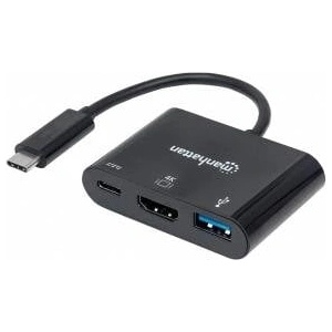 Manhattan USB-C 3.1 to HDMI/USB-A/USB-C Adapter Cable
