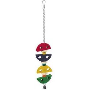 Ferplast Parrot Toy pa4095 - дървена играчка за средни и големи папагали 7, 2 / 1, 5 / 43 cm