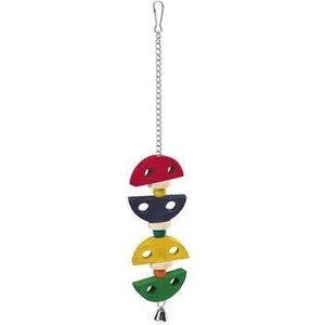 Ferplast Parrot Toy pa4095 - дървена играчка за средни и големи папагали 7, 2 / 1, 5 / 43 cm