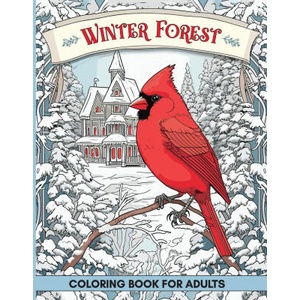 Winter Forest Coloring Book for Adults | Marc Harrett (ISBN: 9798880578191)