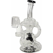 Blaze dab rig recycler 18 cm Čierna