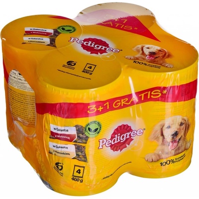 Pedigree Adult Beef and chicken with jelly 4 x 400 g