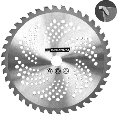 PREMIUM Режещ диск за тример 230 х 25, 4, 40 зъба, видиран// Premium 34941