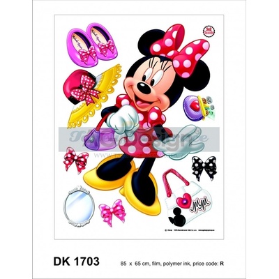 AG Design AGF1703 Samolepící dekorace na zeď Disney Minnie (65 x 85 cm)