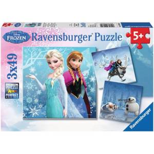 Ravensburger - Puzzle Frozen: Winter Adventures - 40 - 99 piese