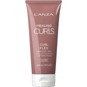 LANZA Healing curls curl flex memory gel lanza Гел за коса с мемори ефект 200 мл