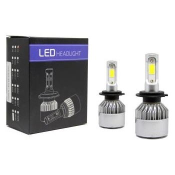 Лед крушки - Led система Н7 за фарове S2 - 30 800 Лукса, 18W - COB 6000K - 300% повече светлина