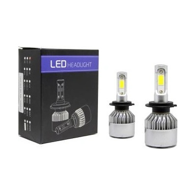Лед крушки - Led система Н7 за фарове S2 - 30 800 Лукса, 18W - COB 6000K - 300% повече светлина