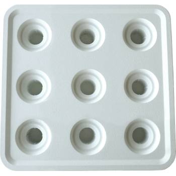 Born in Sweden Свещник Stumpastaken бял алуминий S (7340170-10)