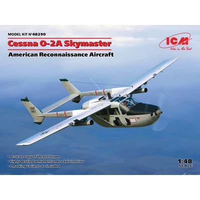 ICM Cessna O-2A Skymaster American Reconnaissance Aircraft 48290 1:48