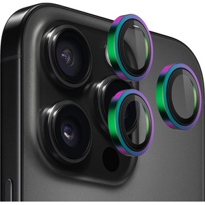 Blueo Протектор камера за iPhone 14 Pro / iPhone 14 Pro Max - Оригинален протектор за обектив с метална рамка - Цветен
