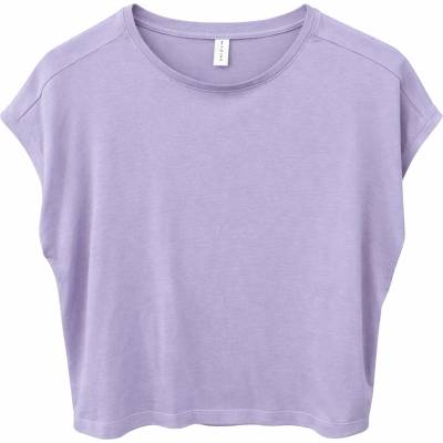Mazine Дамска тениска Mazine Women's Ecovero Viscose Cropped T-Shirt - Faded Lavender - размер XS (916-6712-0211)