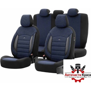 Otom Тапицерия за седалки Otom Sport Plus PLS104 (черно/синьо) (55068) - avtochastikrasi