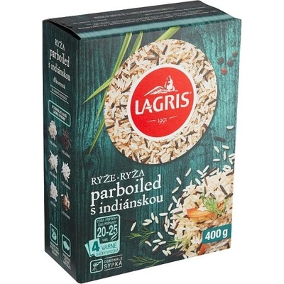 Lagris rýže parboiled s indiánskou 4 varné sáčky 400 g
