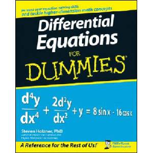 Differential Equations For Dummies | Steven Holzner (ISBN: 9780470178140)