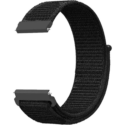 Mobilly универсална каишка, 22 мм, найлон, черна (DSN-01-00T black 4 22mm)