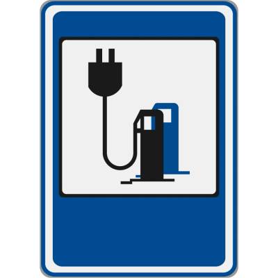 Dopravní značka IJ7-406 Dobíjecí stanice elektromobilů