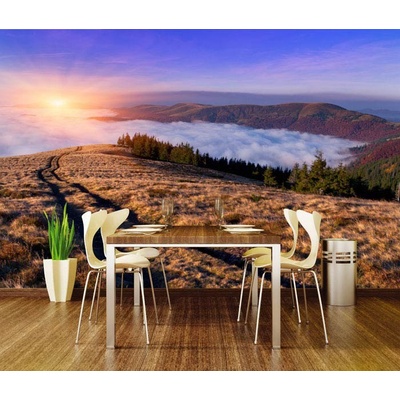 Dimex XL-144 vliesová fototapeta na zeď Sunrise in Mountains rozměry 330 x 220 cm